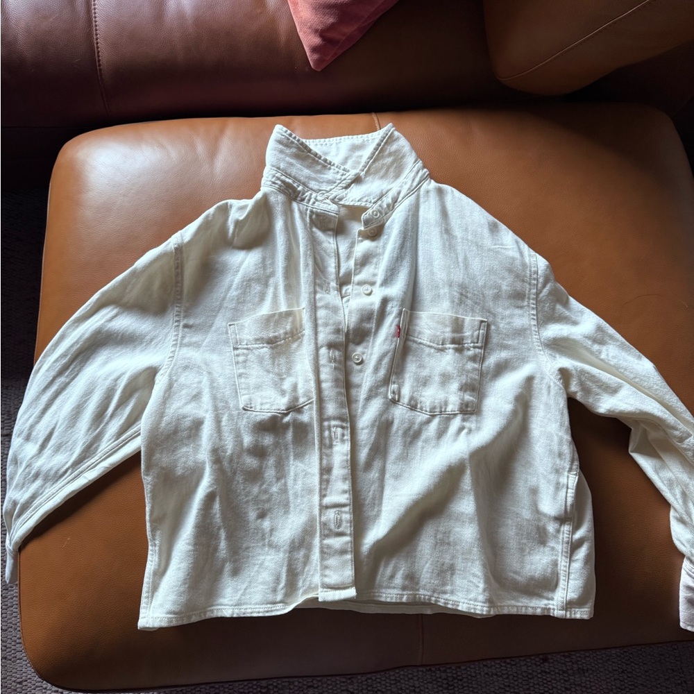Levi’s Cream Denim Jacket